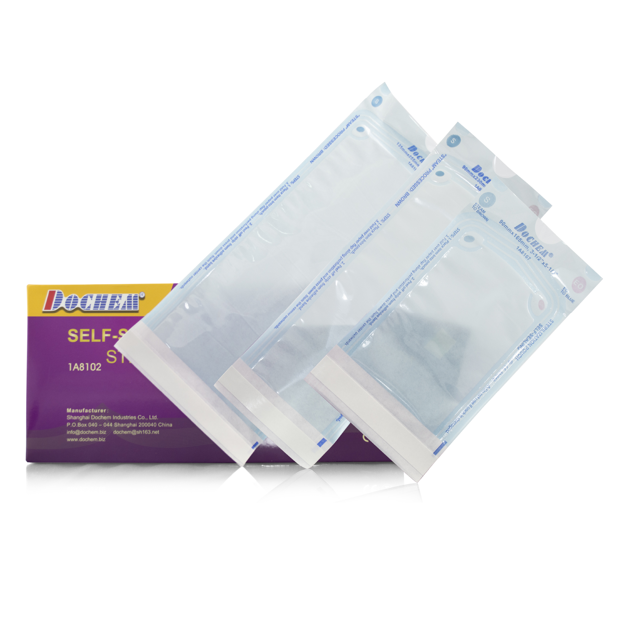 Lote de 3 paquetes de las bolsas Kraft para esterilizacion ProSteri