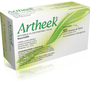 ANESTESIA ARTICAÍNA 4% E-100 (CON EPINEFRINA)