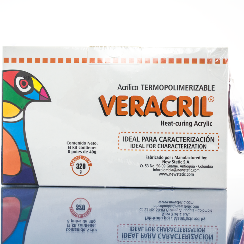 VERACRIL KIT DE ACRILICO PARA CARACTERIZACIÓN DE PRÓTESIS DENTALES - Image 2